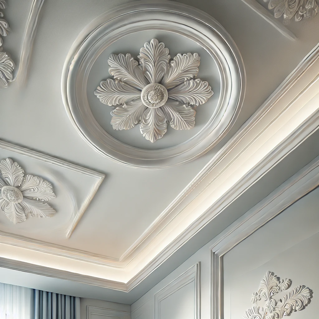 Декоративные потолочные розетки