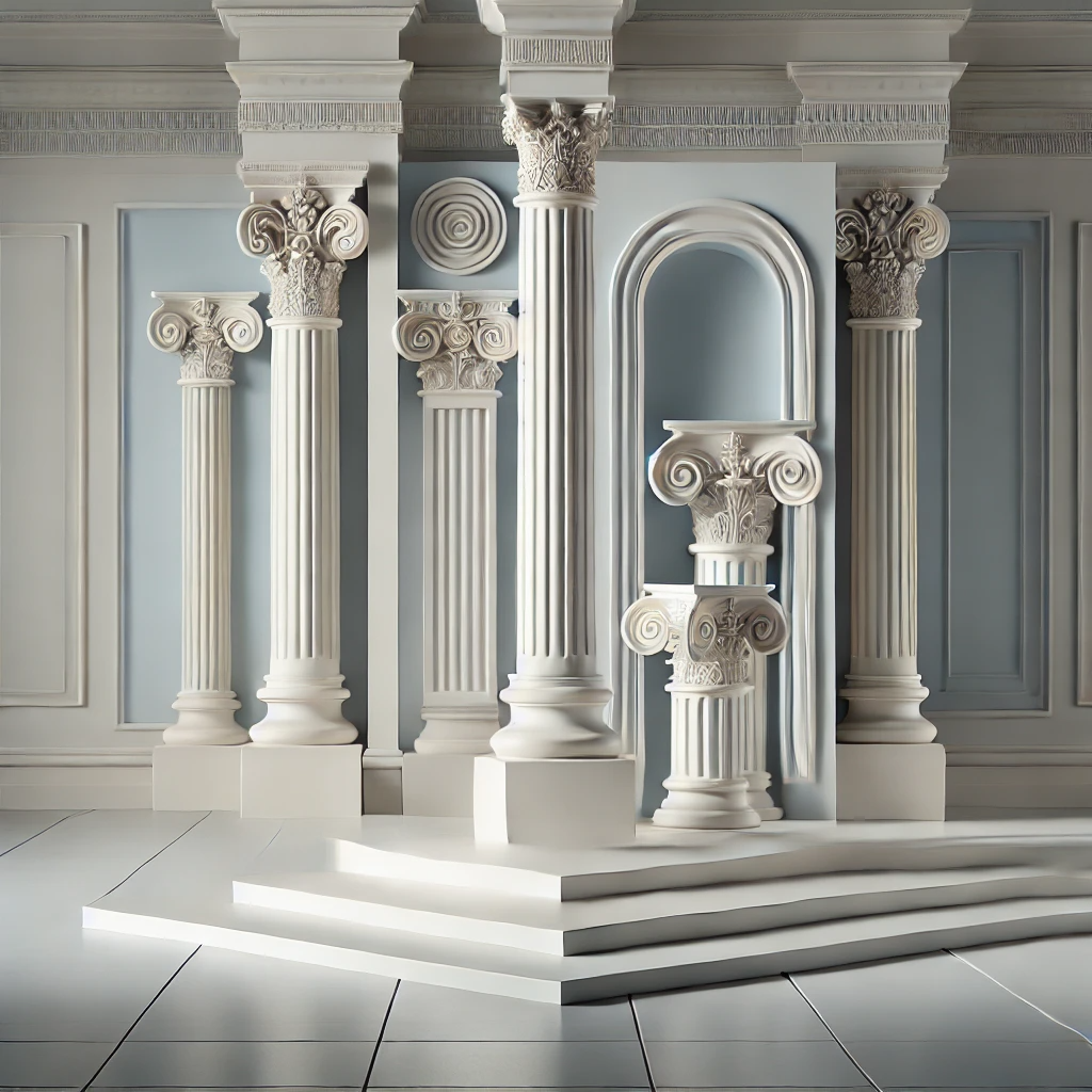 Декоративные колонны и полуколонны