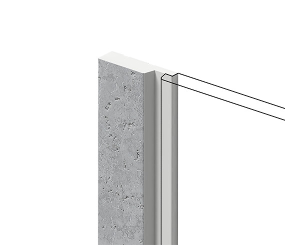 Финишный молдинг для стеновых панелей HiWood LF124A W50 декорированный фитополимер 12х42х2700 мм