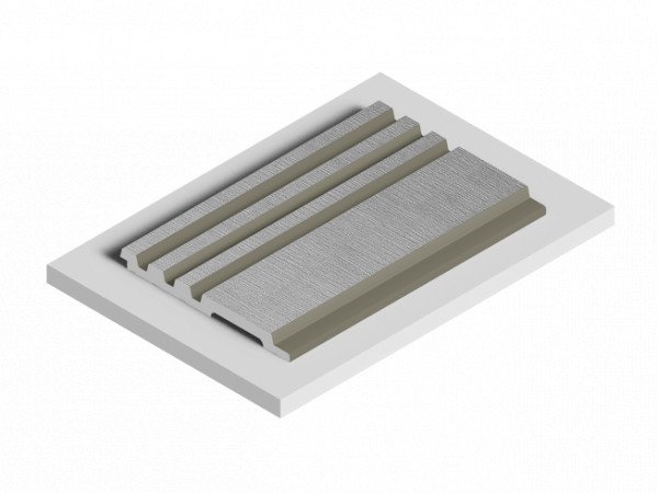 Декоративная стеновая панель 3D HiWood LV128 S339S декорированная из фитополимера 12х120х2700 мм