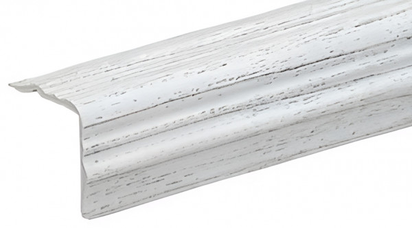 Декоративный уголок 30х30 мм ПВХ фигурный Асви 330 Ясень белый 2,7 м