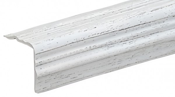 Декоративный уголок 30х30 мм ПВХ фигурный Асви 330 Ясень белый 2,7 м