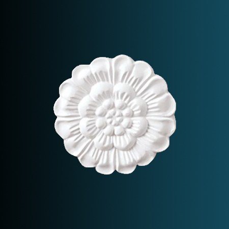 Заказать Декоративный орнамент Перфект G2052 93х93х12 мм белый из полиуретана 