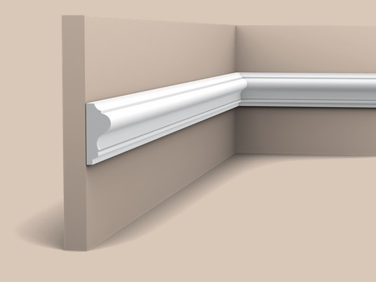 Молдинг 41х17 мм Orac Decor Purotouch P8030 белый 2 м