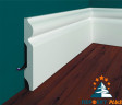 Заказать Напольный плинтус Перфект Плюс P07 98 мм 200 см белый из ударопрочного полимера 
