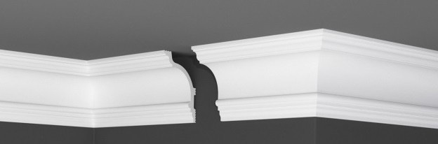 Заказать Потолочный плинтус 120х75 мм Де-Багет XPS П 23 120/75 белый полистирол 200 см 