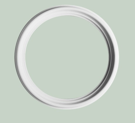 Потолочная розетка Orac Decor Purotouch R66 полиуретановая белая диаметром 54.5 см