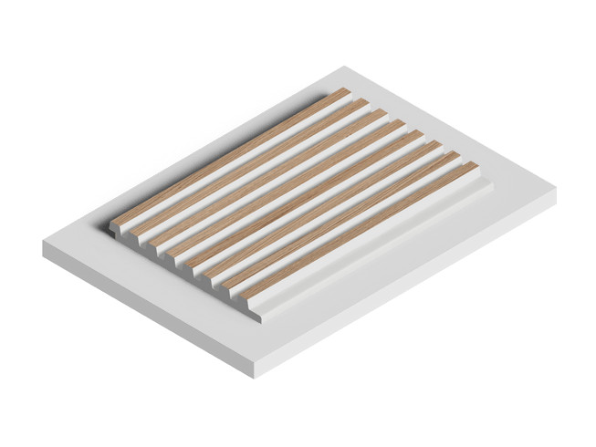 Заказать Декоративная стеновая панель 3D HiWood LV129 BR417N декорированная из фитополимера 11х120х2700 мм 