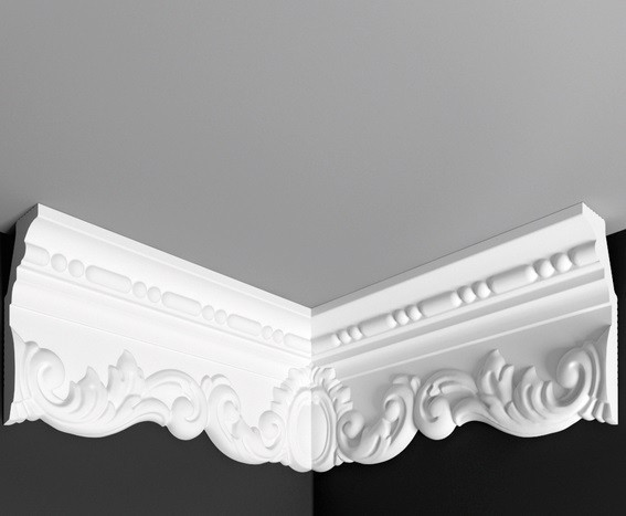 Заказать Угол внутренний к плинтусу Де-Багет ДП 09/100 белый полистирол 