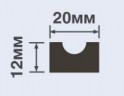 Заказать Молдинг HiWood P20 белый фитополимер 12х20х2700 мм 