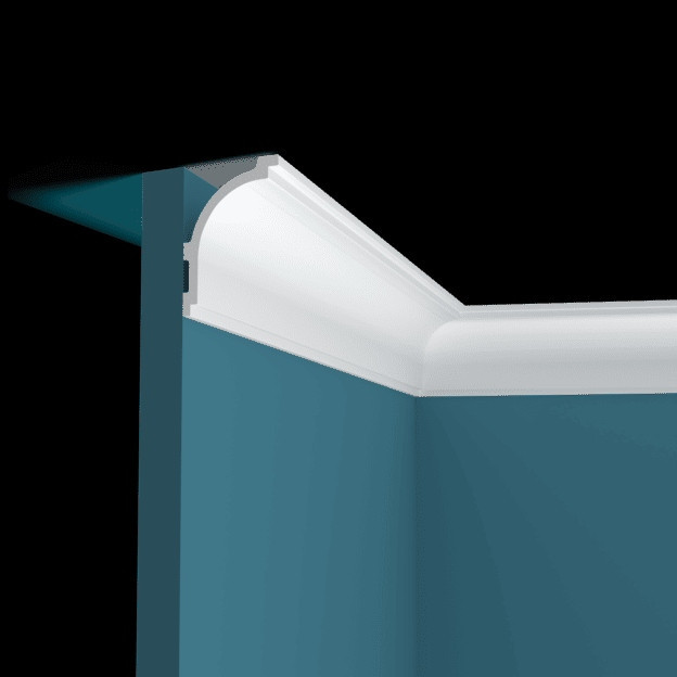 Заказать Потолочный плинтус Перфект Плюс P143 белый из ударопрочного полимера 90х65 200 см 