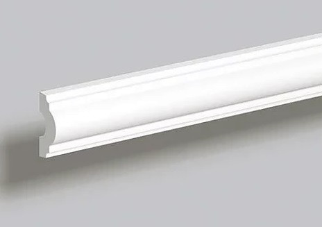 Заказать Декоративный молдинг NMC Wallstyl WL7 25х13 мм 200 см белого цвета для потолка и стен 