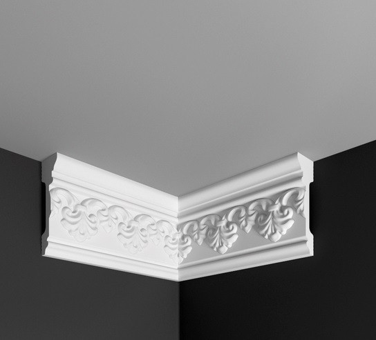 Заказать Угол внутренний к плинтусу Де-Багет ДП 11/80 белый полистирол 