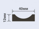 Заказать Молдинг HiWood P40 белый фитополимер 12х40х2700 мм 