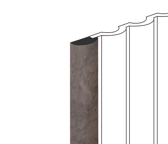 Заказать Финишный молдинг для стеновых панелей HiWood LF140B BR492 декорированный фитополимер 12х26х2700 мм 