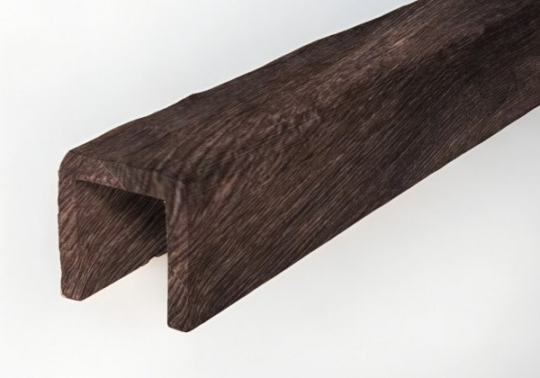 Деревянная декоративная балка 120х120 мм Уникс Винтаж А12 Дуб 2,5 м