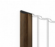 Заказать Финишный молдинг для стеновых панелей HiWood LF140A BR489G декорированный фитополимер 12х36х2700 мм 