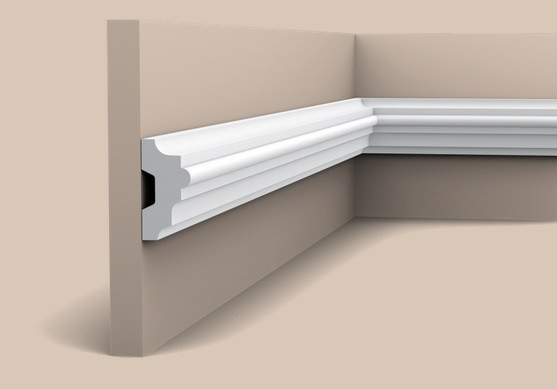 Молдинг 50х25 мм Orac Decor Purotouch P9040 белый 2 м