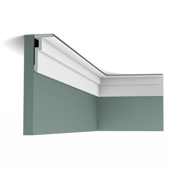 Заказать Потолочный плинтус Orac Decor Duropolymer CX197 белый дюрополимер 200x5x9.3 см 