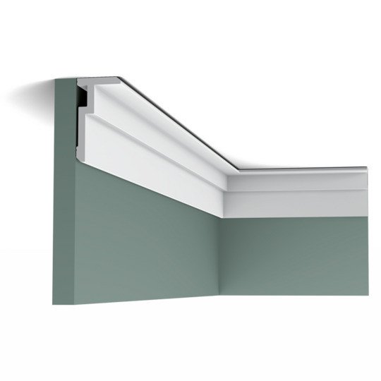 Потолочный плинтус Orac Decor Duropolymer CX197 белый дюрополимер 200x5x9.3 см