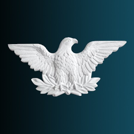 Декоративный орнамент Перфект G2062 150х305х18 мм белый из полиуретана