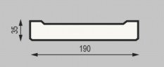 Заказать Декоративная доска 190х35 мм Уникс Славянский стиль ДСС19 Венге 2 м 