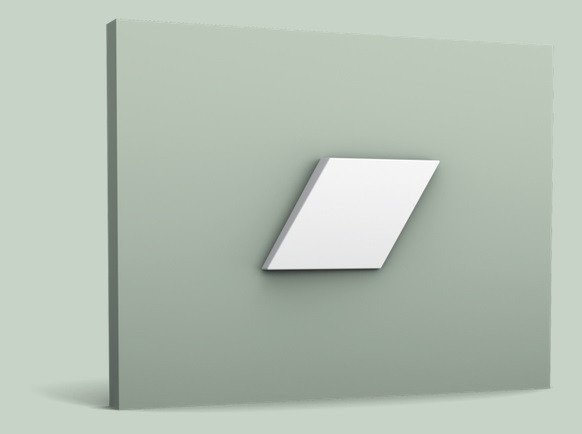 Декоративная стеновая панель 3D Orac Decor Purotouch W100 150х258 мм белая