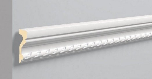 Интерьерный гибкий молдинг NMC Arstyl Z1 Flex 105х40 200 см белый