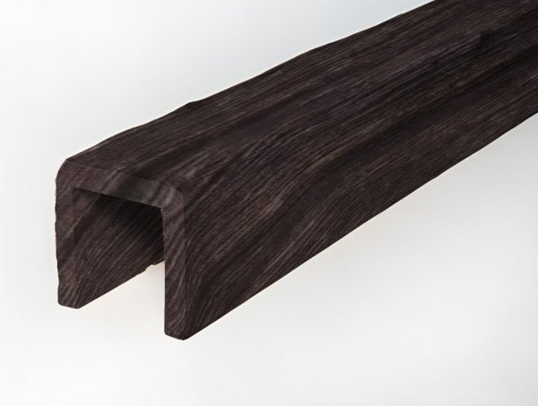 Деревянная декоративная балка 120х120 мм Уникс Винтаж А12 Темный дуб 2,5 м