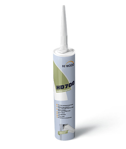 Заказать Клей монтажный HiWood HD700 объем 280 мл 