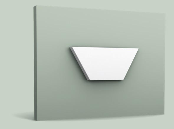 Декоративная стеновая панель 3D Orac Decor Purotouch W101 150х345 мм белая