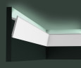 Заказать Потолочный плинтус 97х29 мм скрытого освещения Orac Decor Duropolymer SX179 белый 2 м 