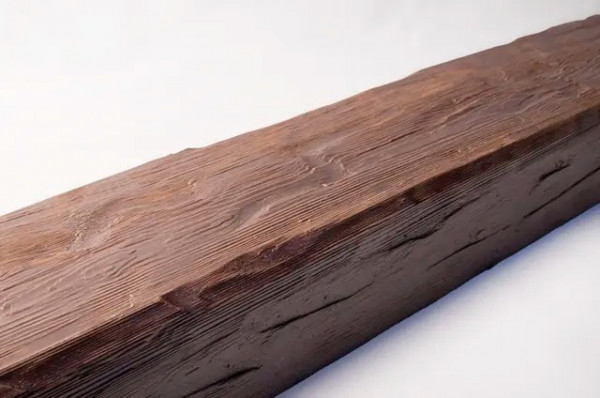 Деревянная декоративная балка 130х200 мм Уникс Винтаж А20 Дуб 2,5 м