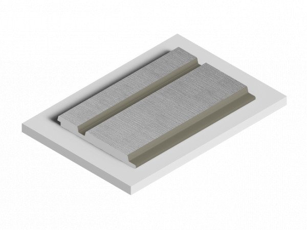 Декоративная стеновая панель 3D HiWood LV133 S339S декорированная из фитополимера 12х120х2700 мм