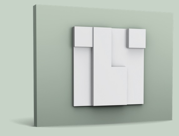 Декоративная стеновая панель 3D Orac Decor Purotouch W102 333х333 мм белая