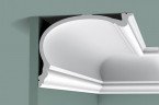 Заказать Потолочный плинтус 190х250 мм Orac Decor Purotouch C343 белый 2 м 
