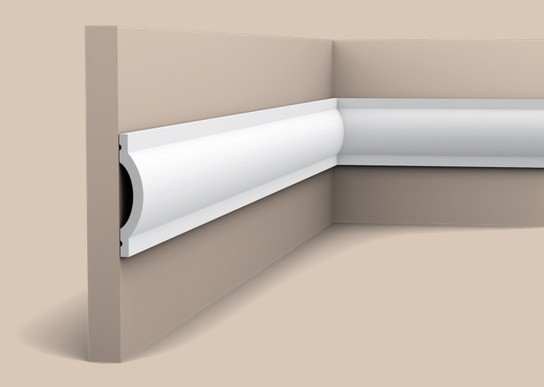 Молдинг 70х14 мм Orac Decor Purotouch P9901 белый 2 м