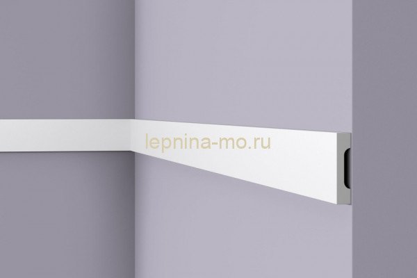 Напольный плинтус NMC Wallstyl FD10 100х15 мм 200 см белого цвета