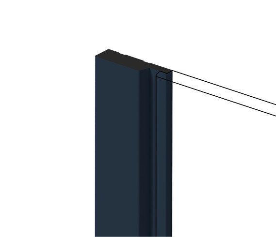 Заказать Финишный молдинг для стеновых панелей HiWood LF124A BU22 декорированный фитополимер 12х42х2700 мм 