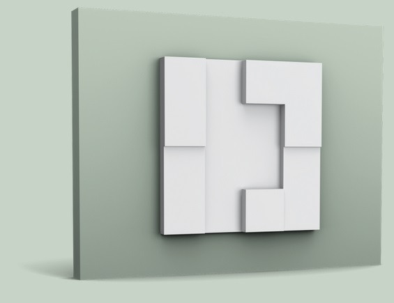 Декоративная стеновая панель 3D Orac Decor Purotouch W103 333х333 мм белая