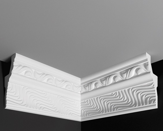 Заказать Угол внутренний к плинтусу Де-Багет ДП 17/100 белый полистирол 