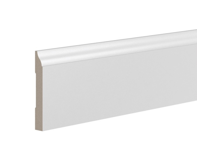 Заказать Плинтус для пола 12х83 мм Ultrawood Base 001 244 см ЛДФ белый 