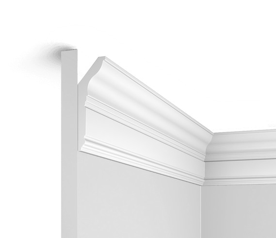 Заказать Потолочный плинтус с подсветкой HiWood L1902M белый фитополимер 33х100х2000 мм 