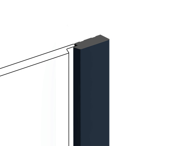 Заказать Финишный молдинг для стеновых панелей HiWood LF124B BU22 декорированный фитополимер 12х31х2700 мм 
