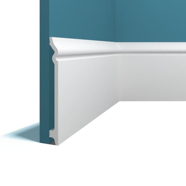 Заказать Плинтус напольный Перфект Плюс P113 белый из ударопрочного полимера 160х15 200 см 