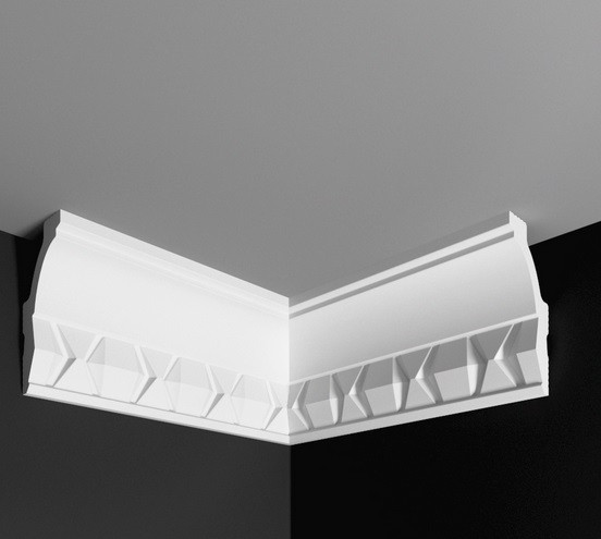 Заказать Угол внутренний к плинтусу Де-Багет ДП 18/90 белый полистирол 