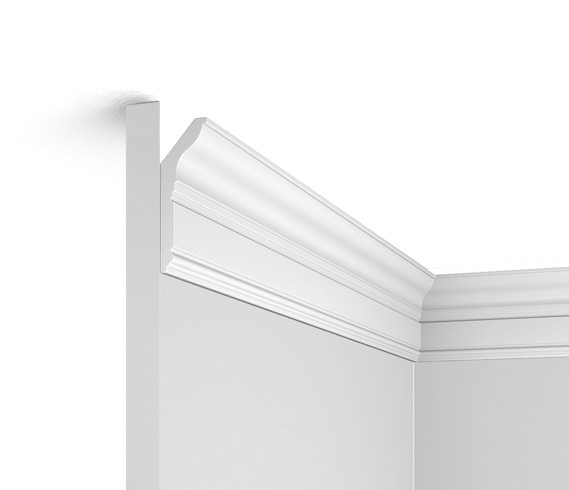 Заказать Потолочный плинтус с подсветкой HiWood L1902S белый фитополимер 27х80х2000 мм 