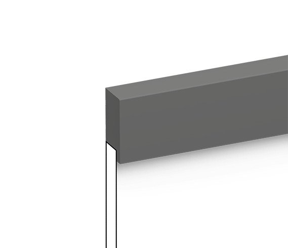 Финишный молдинг для стеновых панелей HiWood LF1 GR3 декорированный фитополимер 17х50х2700 мм