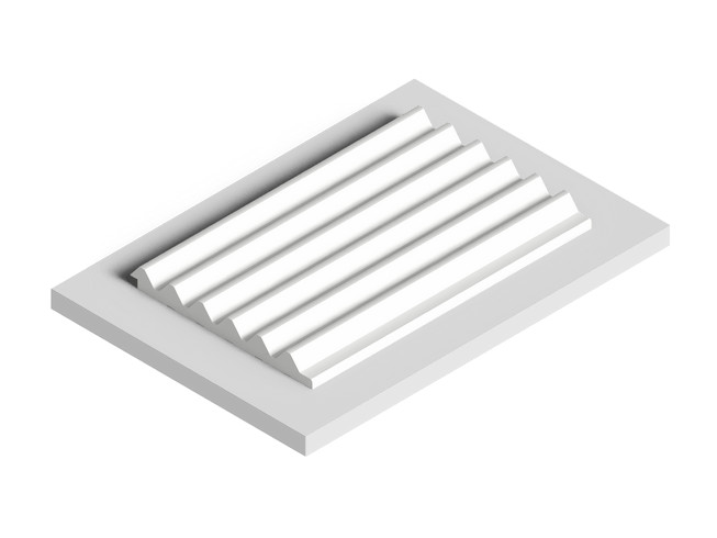 Заказать Декоративная стеновая панель 3D HiWood LV136 NP белая из фитополимера 12х120х2700 мм 