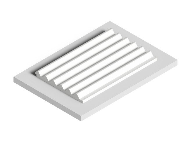 Заказать Декоративная стеновая панель 3D HiWood LV136 NP белая из фитополимера 12х120х2700 мм 